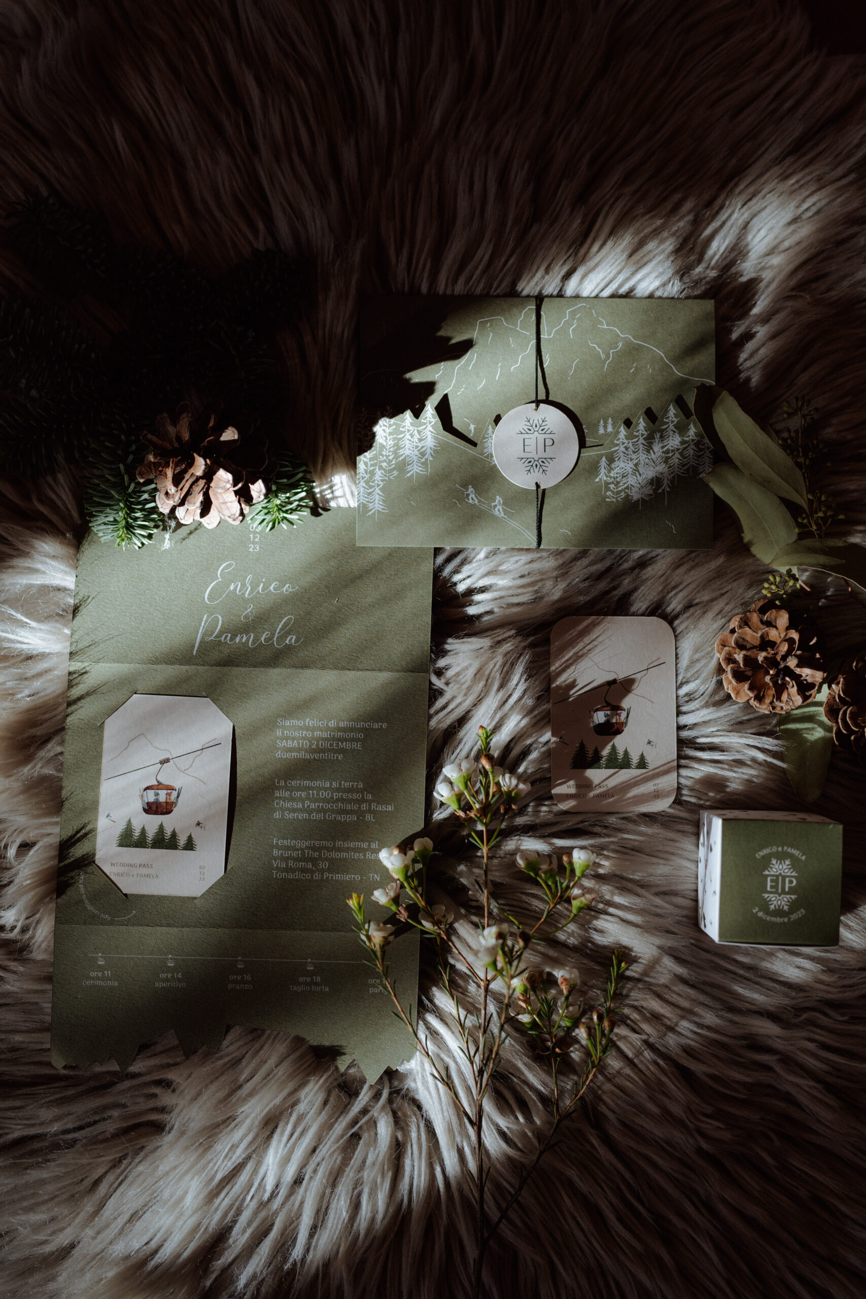 Materiali del progetto di branding Rosita